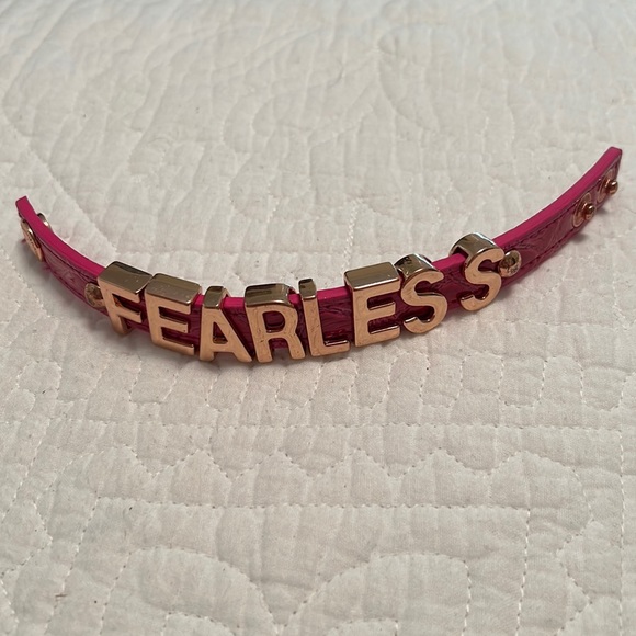 Taylor Swift Eras Tour BCBGENERATION Fearless Pink and Rose Gold Bracelet - Picture 1 of 5